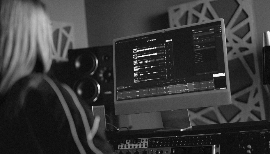 Producer using Loopcloud Inspire on a desktop monitor