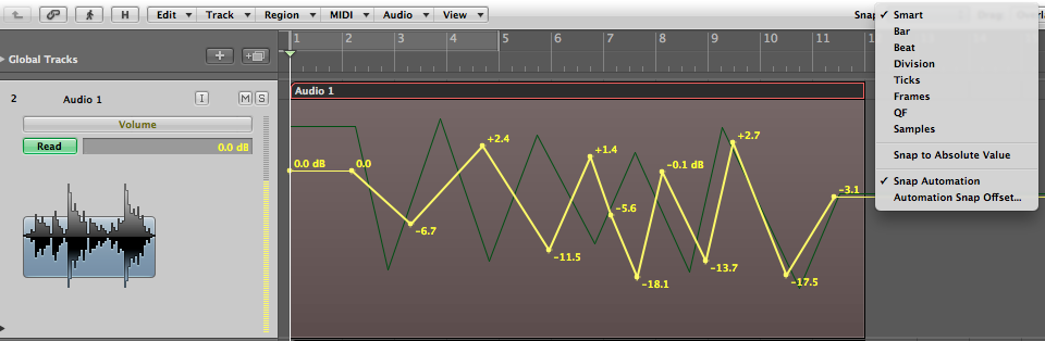 Logic Pro Automation Tutorial - Quantizing Automation With Event List