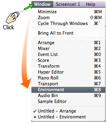 Logic Pro Environment - Connect MIDI Hardware In Logic Pro 9