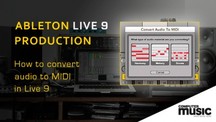 Convert audio to midi