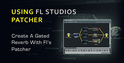 Gated reverb with patcher in flstudio