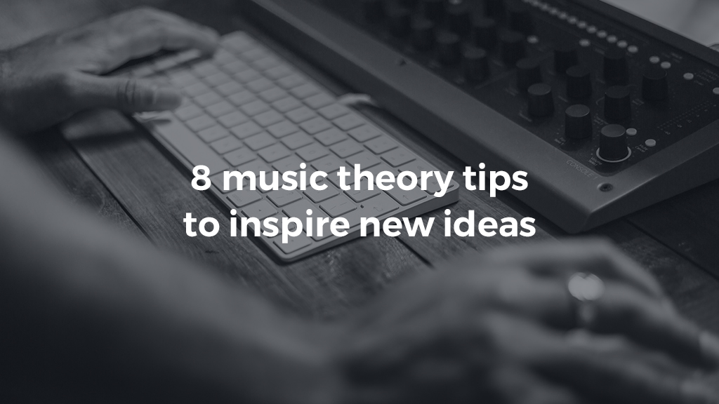 Loopcloud blog post thumbnail template 8 music theory tips to inspire new ideas