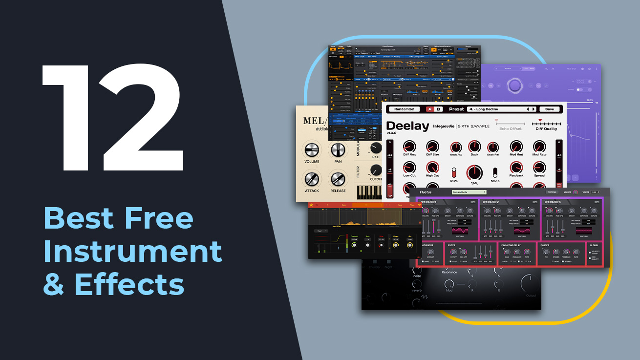 Best free instrument and effects plugins 1310x737