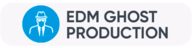 Edm ghost production for light logo