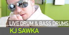 Live Drum And Bass Drums - K J Sawka