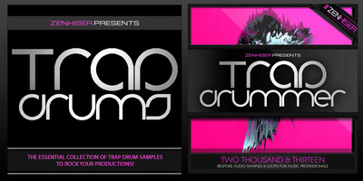 Trap drummer banner