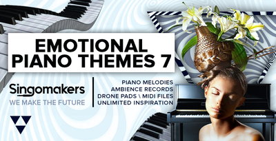 Singomakers emotional piano themes 7 drone pads midi files ambience records piano melodies unlimited inspiration  1000 512