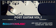 Dabromusic post guitar vol1 samples loops royalty free 512 web