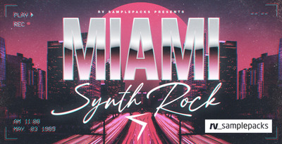 Royalty free synthwave samples  synth rock drum loops  synthrock guitar loops  synth pad sounds  telivision music at loopmasters.com 512