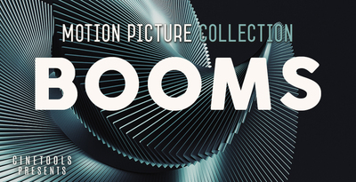 Cinetools motion picture booms banner artwork