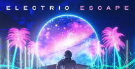 Production master electric escape eighties synthwave banner artwork