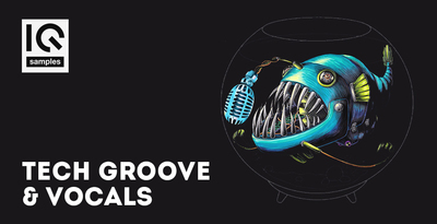 Iq samples tech groove   vocals banner artwork