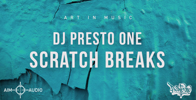 Aim audio dj presto one scratch breaks banner artwork