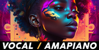 Sharp vocal amapiano banner artwork