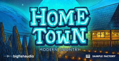 Big fish audio hometown modern country banner