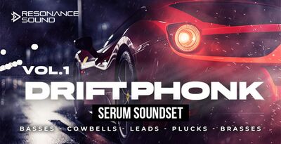 Resonance sound drift phonk volume 1 serum banner