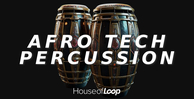 House of loop afro tech percussion banner