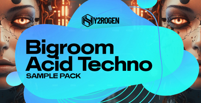 Hy2rogen bigroom acid techno banner